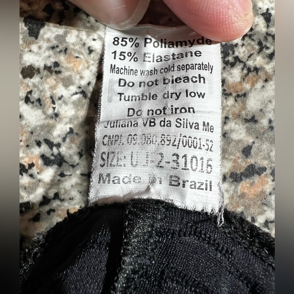 Booty by Brabants black stretchy leggings, good, preowned condition, size OS - Picture 4 of 8